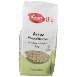 El Granero Arroz Integral Basmati Bio, 1 kg