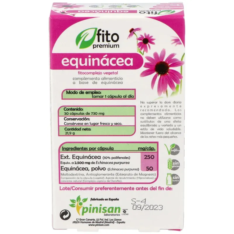 Fitopremium Equinacea 30 Cápsulas | Farmacia Barata Fitopremium Equinacea 30 Cápsulas | Farmacia Barata