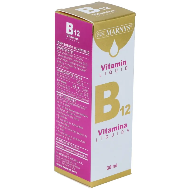 Marnys Vitamina B12 Líquida 30 ml | Farmacia Barata