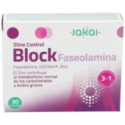 Sakai Sline Control Block H2O Slim, 30 Comprimidos