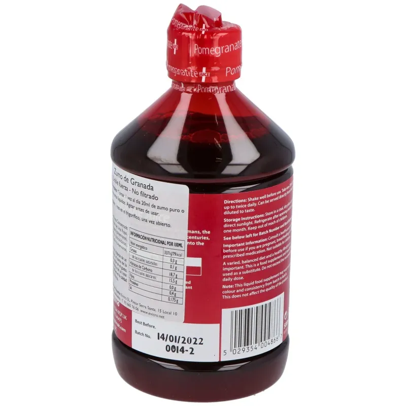 Zumo de Granada Alta Potencia 500 ml | Farmacia Barata