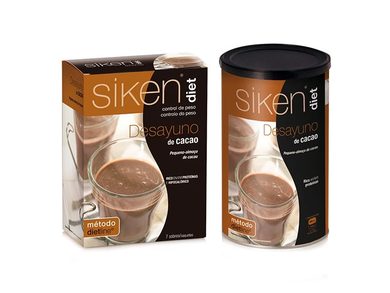 Siken Diet Desayuno de Cacao, 400 gr.