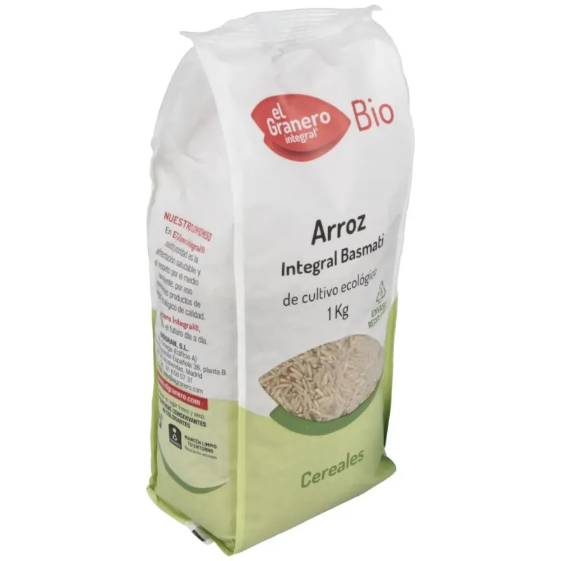 Arroz Integral Basmati Bio 1 kg | Farmacia Barata Arroz Integral Basmati Bio 1 kg | Farmacia Barata