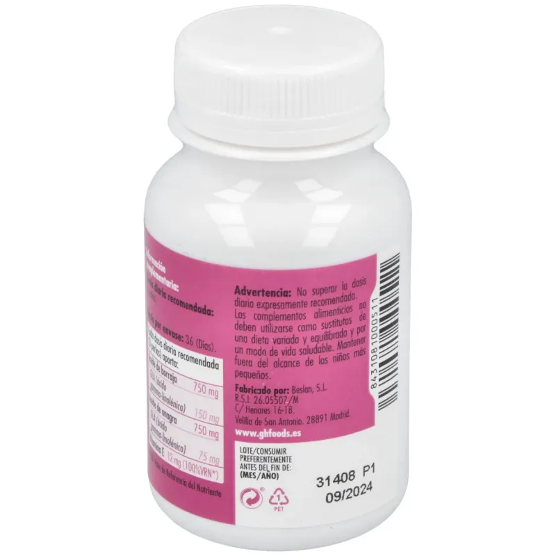 Maxi Omega Onagra y Borraja GHF | Farmacia Barata Maxi Omega Onagra y Borraja GHF | Farmacia Barata