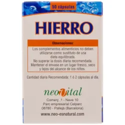 Neo Hierro Microgranulos 50 Cápsulas | Farmacia Barata