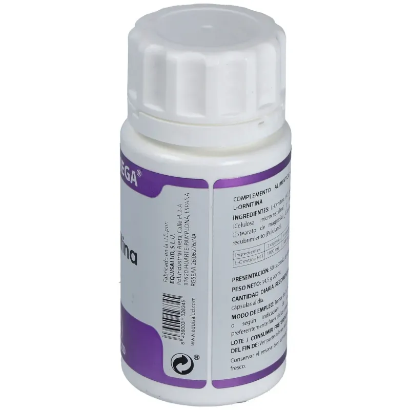 Equisalud Holomega L-ornitina 50 Cápsulas | Farmacia Barata Equisalud Holomega L-ornitina 50 Cápsulas | Farmacia Barata