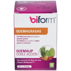 Dietisa Biform Quemalip Doble Acción Quemagrasas, 60 cápsulas
