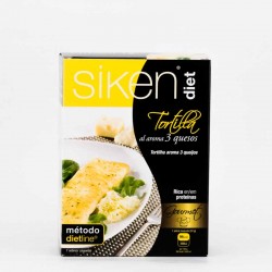 Siken Diet Tortilla al Aroma de 3 Quesos, 7 Sobres.