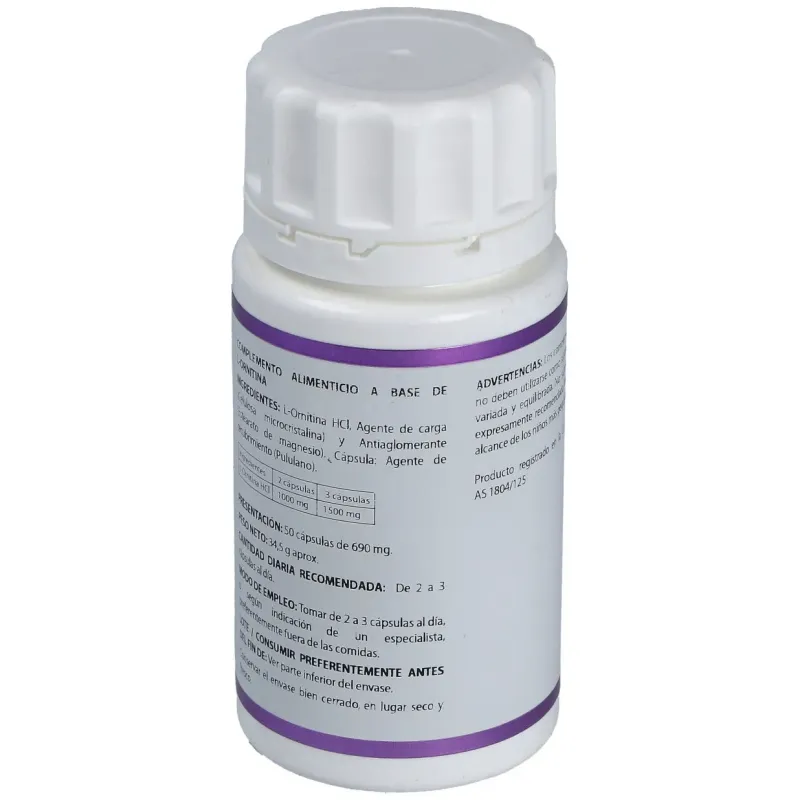 Equisalud Holomega L-ornitina 50 Cápsulas | Farmacia Barata Equisalud Holomega L-ornitina 50 Cápsulas | Farmacia Barata
