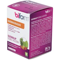 Biform Quemalip Doble Acción 60 Cápsulas | Farmacia Barata