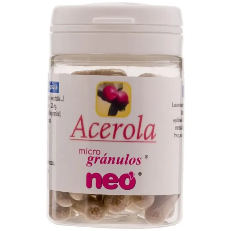 Neo Acerola Vitamina C 45 Cápsulas | Farmacia Barata Neo Acerola Vitamina C 45 Cápsulas | Farmacia Barata