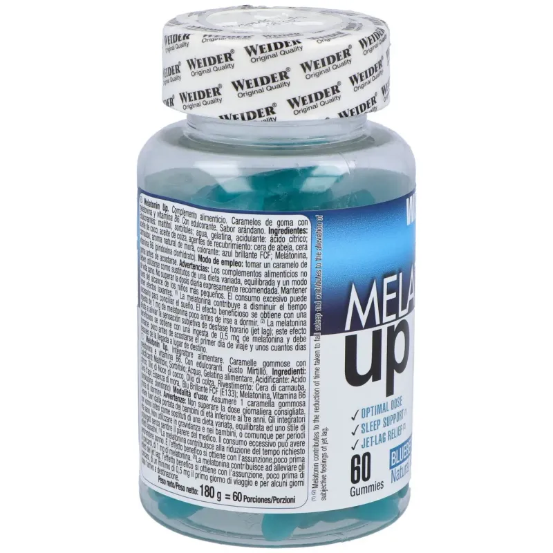 Weider Melatonina Up 60 gominolas | Farmacia Barata
