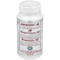 Airbiotic Magnesio Bisglicinato, 60 Cápsulas de 150 mg