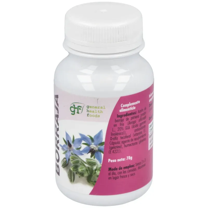GHF Borraja 510 mg 110 Perlas | Farmacia Barata