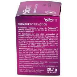 Biform Quemalip Doble Acción 60 Cápsulas | Farmacia Barata