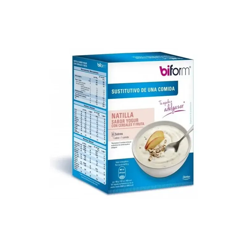 Biform Natillas Yogur Cereales 6 sobres Dietisa | Farmacia Barata Biform Natillas Yogur Cereales 6 sobres Dietisa | Farmacia Barata
