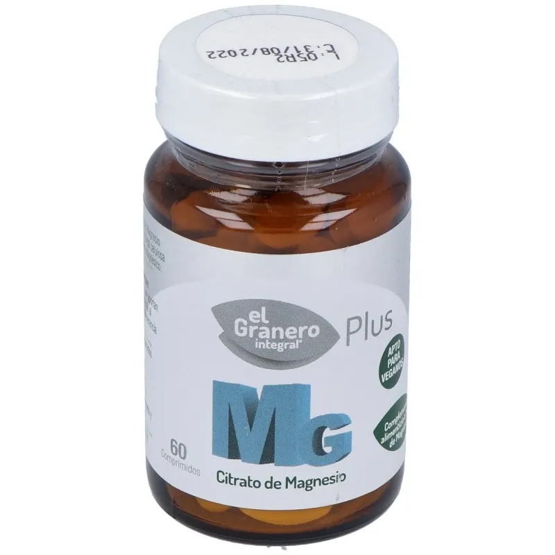Mg 500 Citrato de Magnesio 60 Comprimidos | Farmacia Barata
