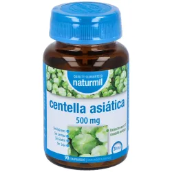 Naturmil Centella Asiática, 90 comprimidos de 500 mg.