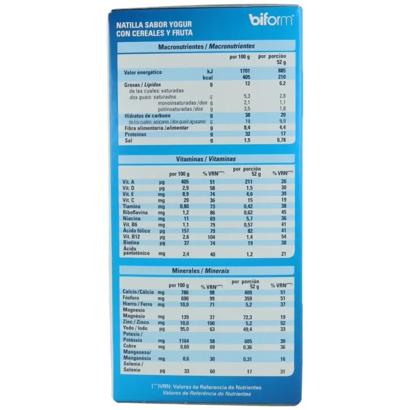 Biform Natillas Yogur Cereales 6 sobres Dietisa | Farmacia Barata Biform Natillas Yogur Cereales 6 sobres Dietisa | Farmacia Barata