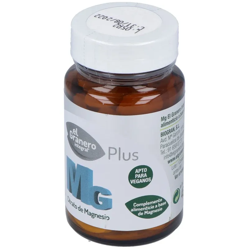 Mg 500 Citrato de Magnesio 60 Comprimidos | Farmacia Barata