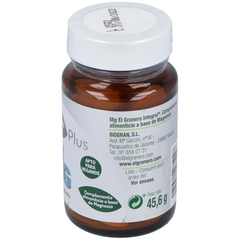 Mg 500 Citrato de Magnesio 60 Comprimidos | Farmacia Barata