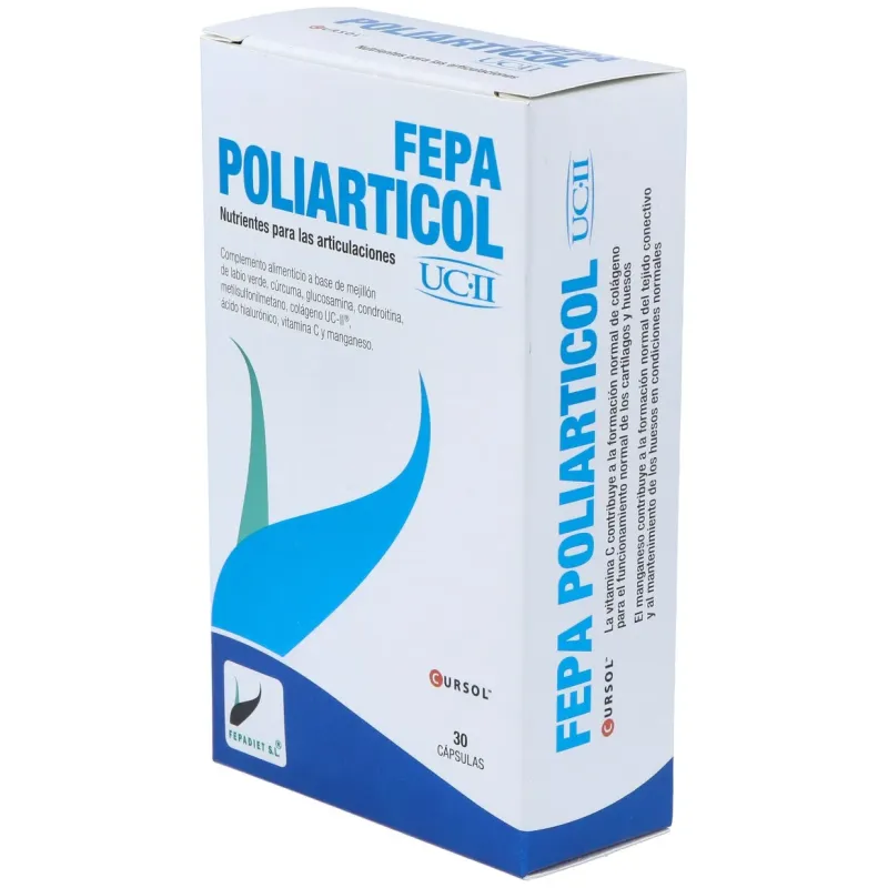 Fepa Poliarticol UC-II 30 cápsulas | Farmacia Barata Fepa Poliarticol UC-II 30 cápsulas | Farmacia Barata