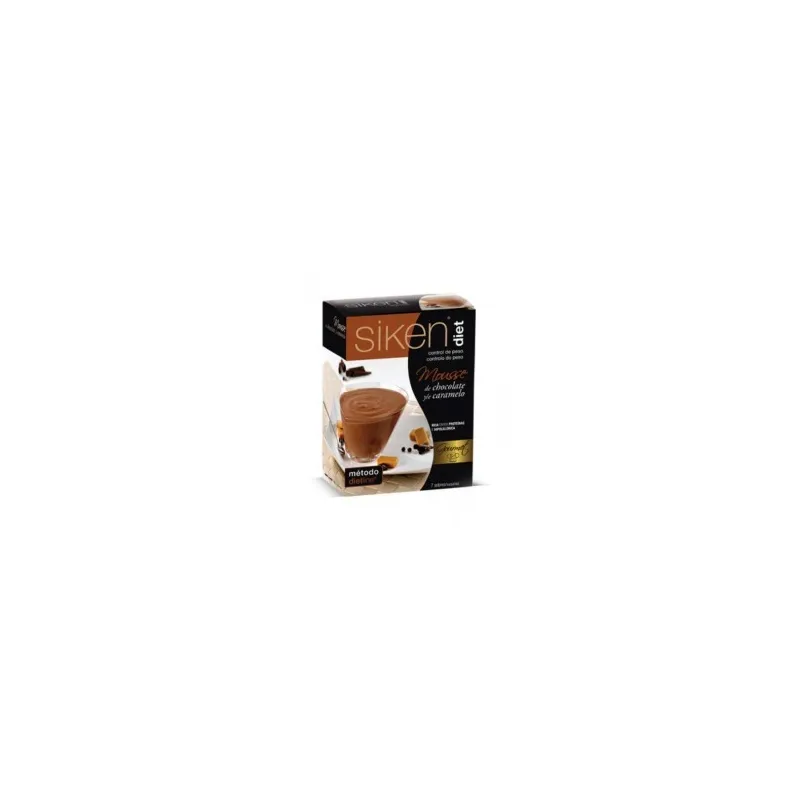 SIKEN MOUSSE DE CHOCOLATE  CARAMELO 7 SOBRES 23 G SIKEN MOUSSE DE CHOCOLATE  CARAMELO 7 SOBRES 23 G