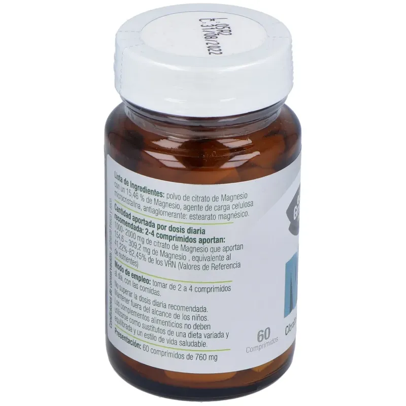 Mg 500 Citrato de Magnesio 60 Comprimidos | Farmacia Barata