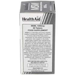 Health Aid MSM Metilsulfonilmetano | Farmacia Barata Health Aid MSM Metilsulfonilmetano | Farmacia Barata