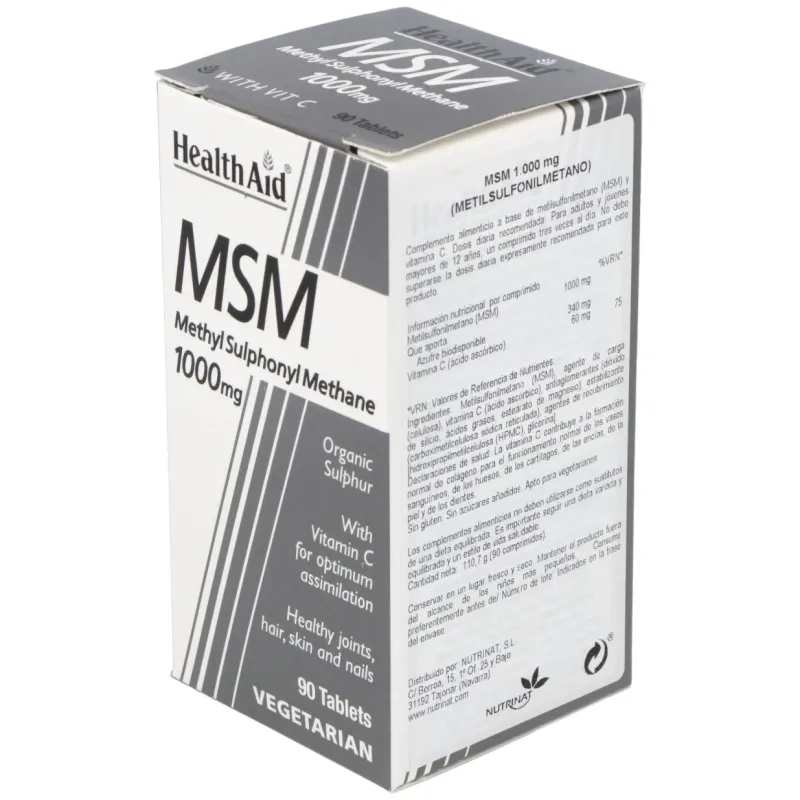 Health Aid MSM Metilsulfonilmetano | Farmacia Barata Health Aid MSM Metilsulfonilmetano | Farmacia Barata
