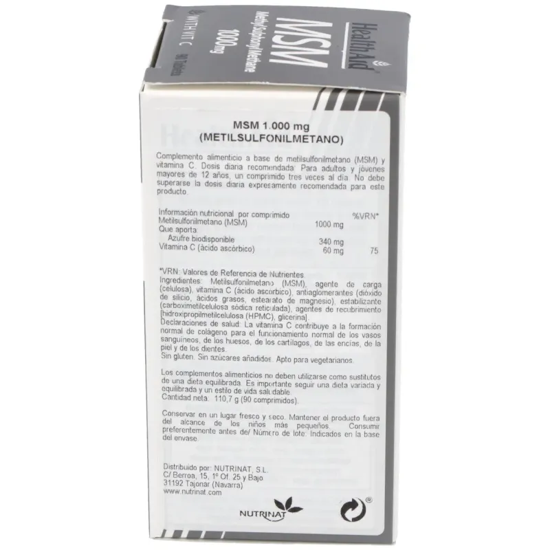 Health Aid MSM Metilsulfonilmetano | Farmacia Barata Health Aid MSM Metilsulfonilmetano | Farmacia Barata