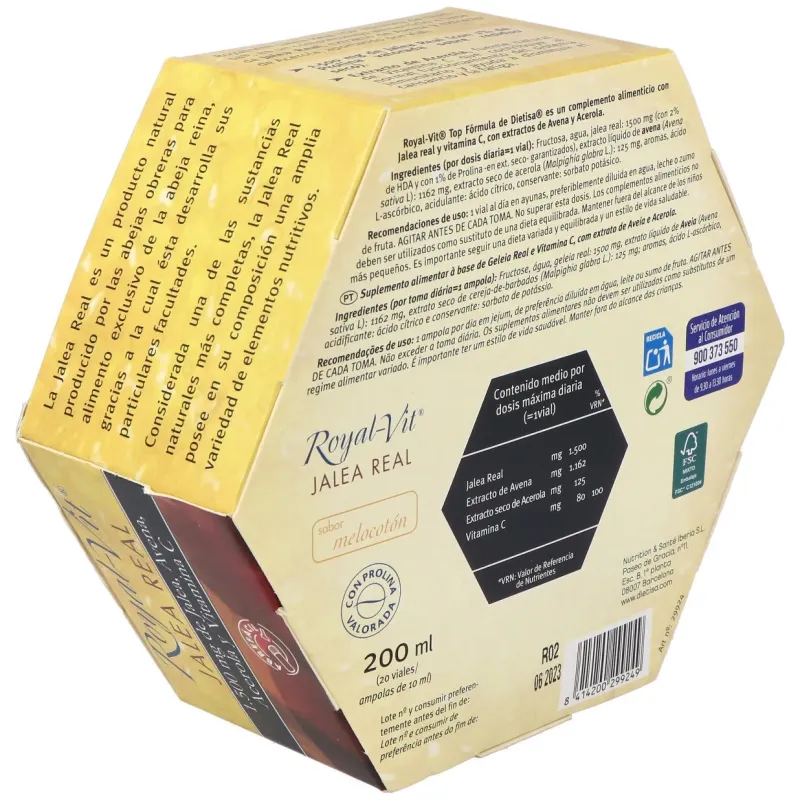 Royal Vit Top-formula 20 Ampollas | Farmacia Barata