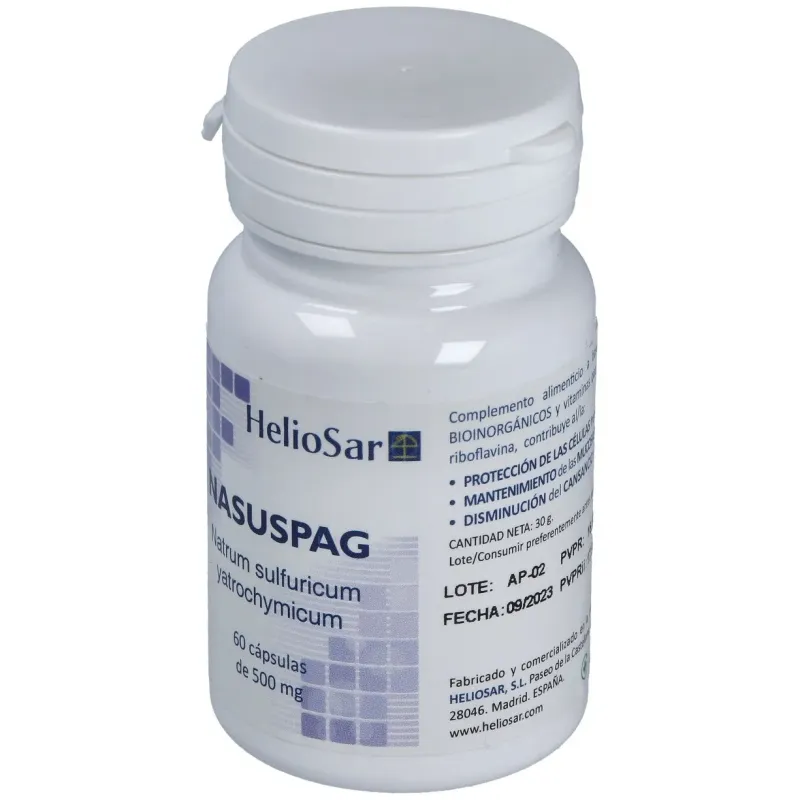 Heliosar Nasuspag Natrum Sulfuricum | Farmacia Barata Heliosar Nasuspag Natrum Sulfuricum | Farmacia Barata