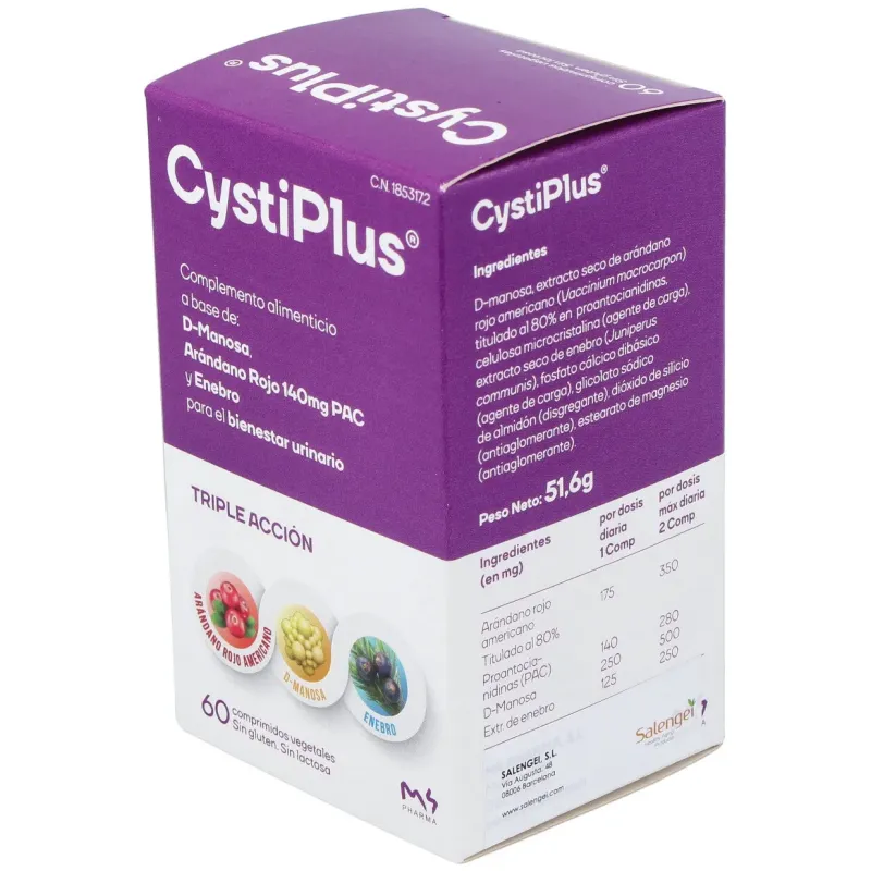 Cystiplus 60 Comprimidos | Farmacia Barata
