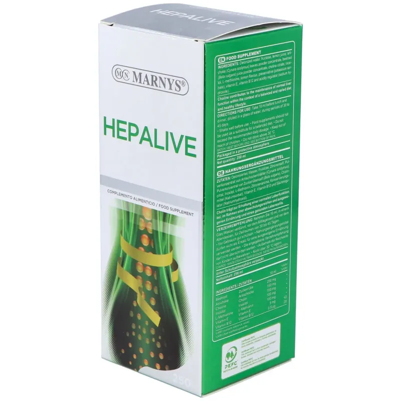Hepalive de Marnys 250 ml | Farmacia Barata
