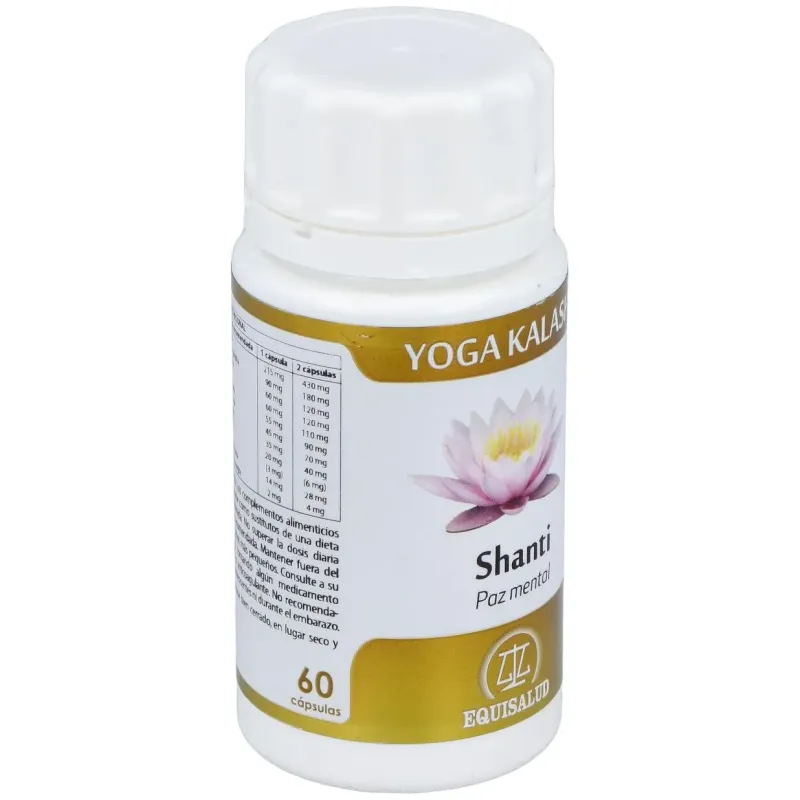 Yoga Kalash Shanti 60 Cápsulas 720 mg | Farmacia Barata Yoga Kalash Shanti 60 Cápsulas 720 mg | Farmacia Barata