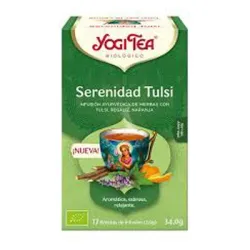 YogiTea Infusión Serenidad Tulsi, 17 Bolsitas Bio.