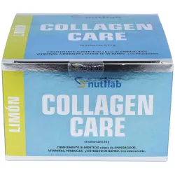 Nutilab Collagen Care, 46 sobres sabor limón.