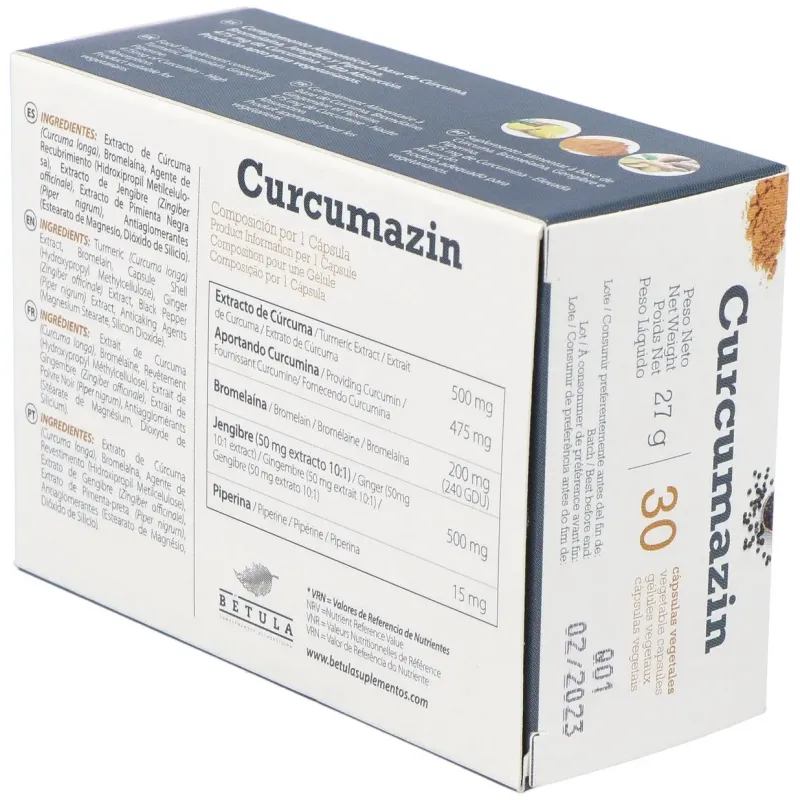 Betula Curcumin 30 Cápsulas | Farmacia Barata Betula Curcumin 30 Cápsulas | Farmacia Barata