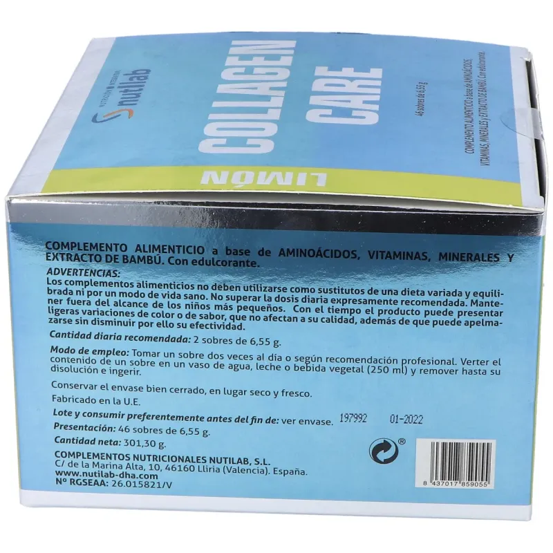 Nutilab Collagen Care 46 Sobres | Farmacia Barata Nutilab Collagen Care 46 Sobres | Farmacia Barata