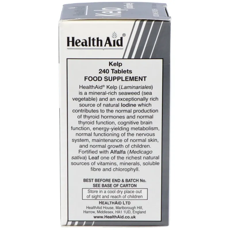 Health Aid Kelp Noruego (Iodine) | Farmacia Barata
