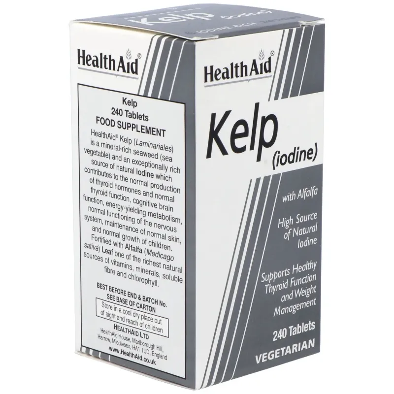 Health Aid Kelp Noruego (Iodine) | Farmacia Barata