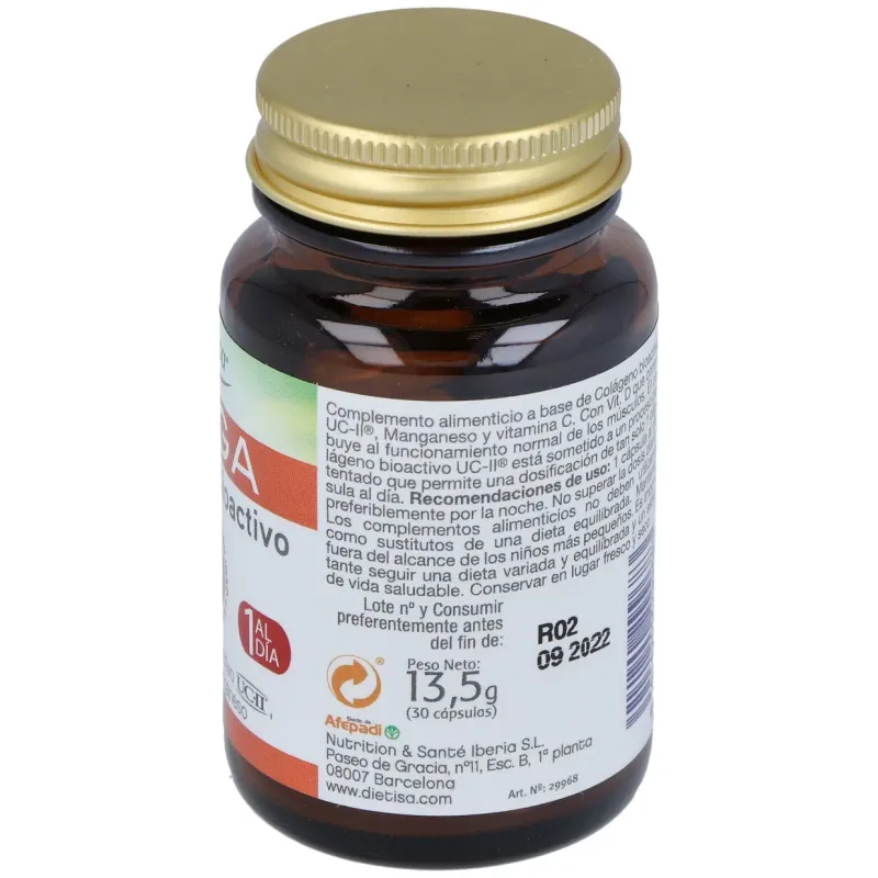 Dietisa Mega Colágeno Bioactivo UC-II | Farmacia Barata Dietisa Mega Colágeno Bioactivo UC-II | Farmacia Barata