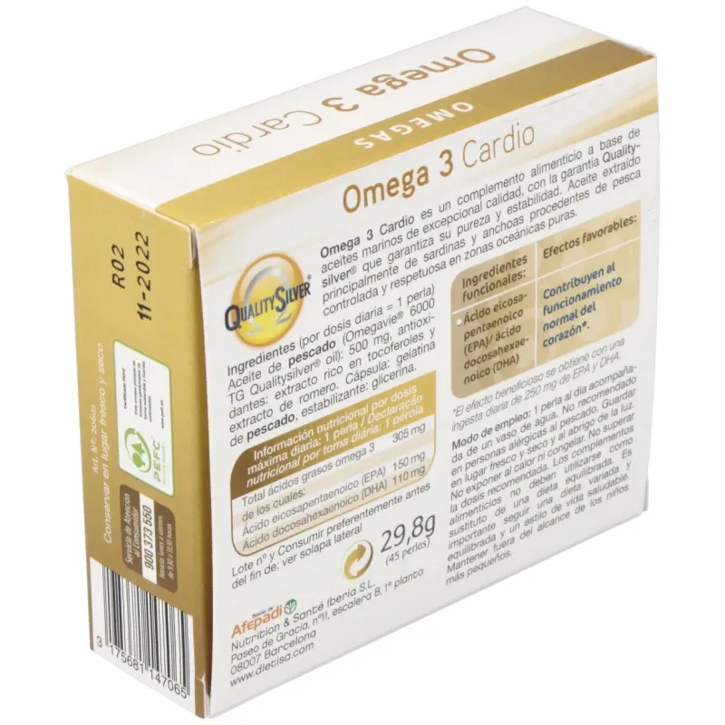 Omega 3 Cardio 45 Comprimidos | Farmacia Barata Omega 3 Cardio 45 Comprimidos | Farmacia Barata