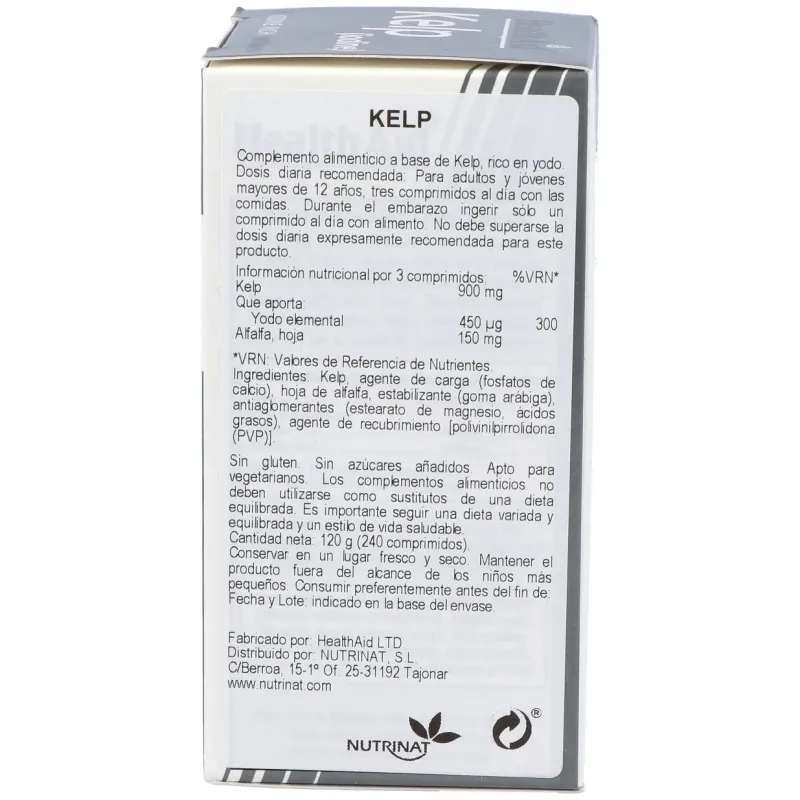 Health Aid Kelp Noruego (Iodine) | Farmacia Barata