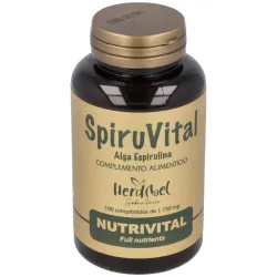 Herdibel Spiruvital Alga Espirulina 1000 mg, 100 comprimidos