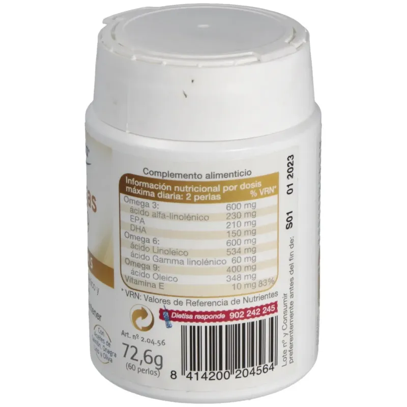 Omega 3-6-9 60 perlas 1g | Farmacia Barata Omega 3-6-9 60 perlas 1g | Farmacia Barata