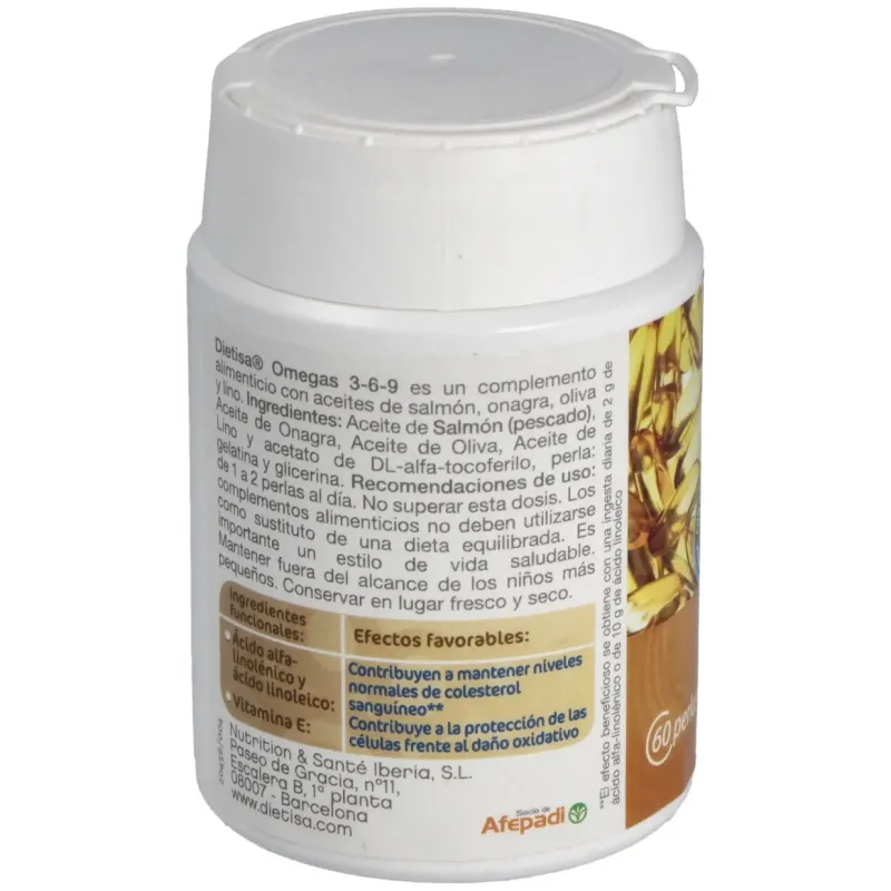 Omega 3-6-9 60 perlas 1g | Farmacia Barata Omega 3-6-9 60 perlas 1g | Farmacia Barata