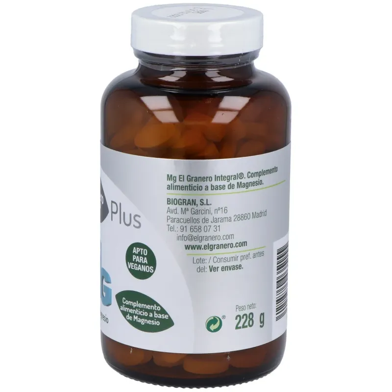 El Granero Citrato de Magnesio | Farmacia Barata