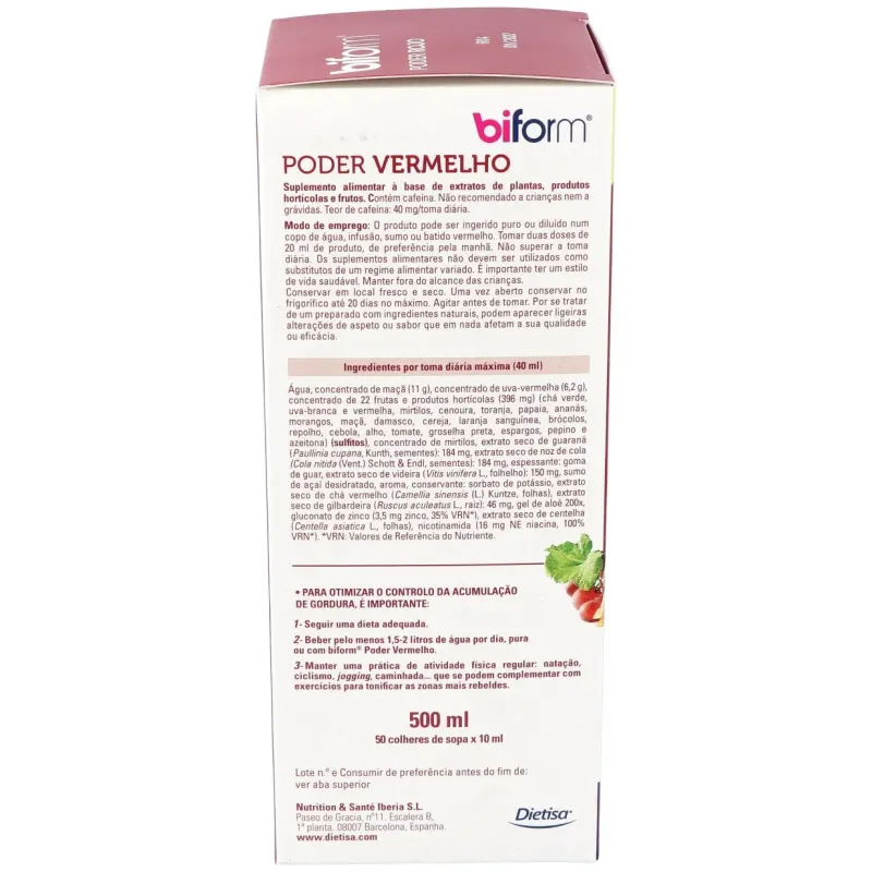 Biform Poder Rojo 500ml | Farmacia Barata Biform Poder Rojo 500ml | Farmacia Barata